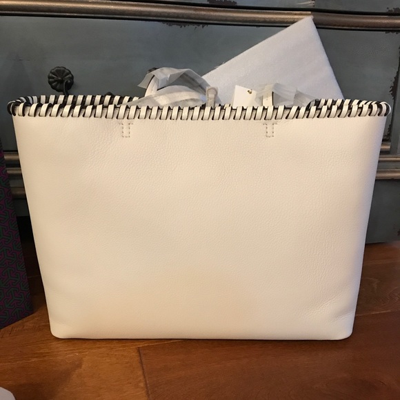 ✨FINAL🎉Tory Burch McGraw Whipstitch Large Tote♥️ - Picture 4 of 7